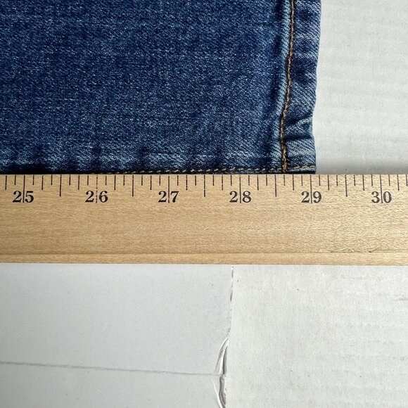 Max Mara Jeans Women's 29x29* Weekend Cropped Cigarette Skinny Blue Denim Tag 8 - Picture 12 of 16